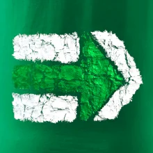 Párová turistická značka zelená