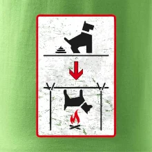 Tričko pro odpůrce sraní na chodníku