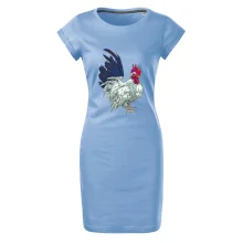 Kohout kreslený bílý