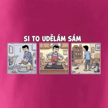 Si to udělám sám - muž s knírkem