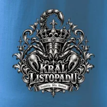 Král listopadu královský štír a koruna