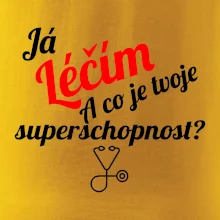 Já léčím - tvoje superschopnost? Šikmý nápis