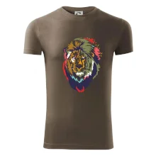 Hlava lva kreslená jednoduchá