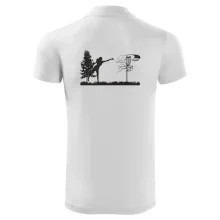 Disc golf - žena černý obrázek