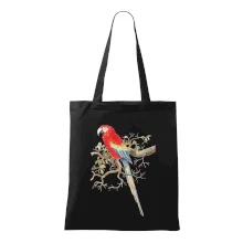 Papoušek na listnatém stromě