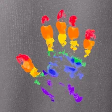 LGBT hand print