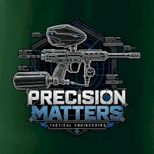 Technický nákres precision matters paintball
