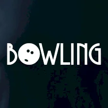 Bowling nápis Bowling nápis