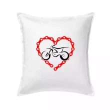 Moto srdce řetěz - enduro