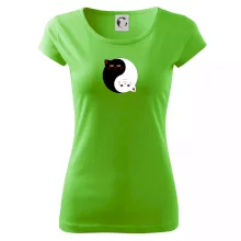 Kočky jin jang barevné