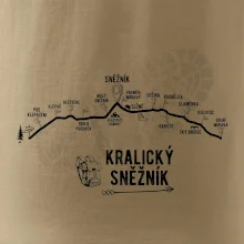 Profil kopců - Kralický Sněžník