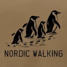 Nordic walking tučňáci - vintage