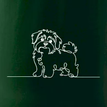 Havanský psík linka jedním tahem