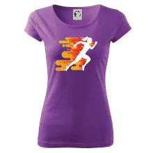 Běhání - oranžová žena