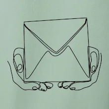 Obálka pošták jedním tahem