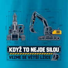 Když to nejde silou vezme se větší lžíce