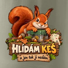 Hlídám keš veverka s pokladem