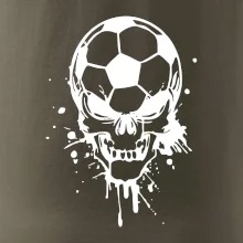 Fotbal lebka splash Fotbal lebka splash