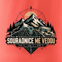 Souřadnice mě vedou horská mapa