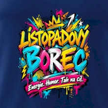 Listopadový borec barevné graffiti a energie