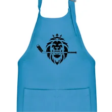 Lev s hokejkou v tlamě