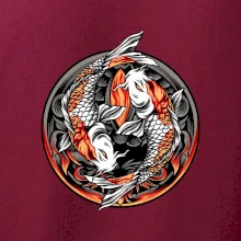 Yin & Yang Koi kapr - oranžový