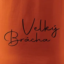 Velký brácha - nápis na zádech