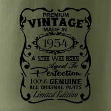 Vintage Etiketa - 1954