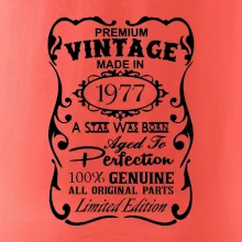 Vintage Etiketa - 1977