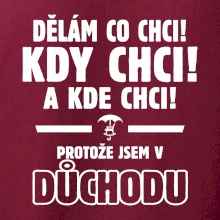 Dělám co chci, kdy chci důchod