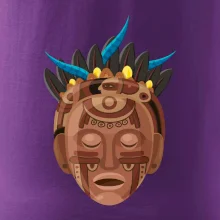 Mayové maska hnědá