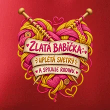 Zlatá babička uplétá svetry a spojuje rodinu
