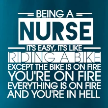 Being a nurse - bike