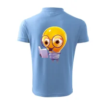 Žárovka přemýšlí nad knihou