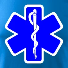 Rescue - Hvězda na prsu +  nápis na zádech