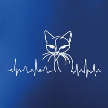 EKG křivka kočka