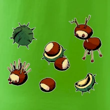 Kaštanová zvířátka - obdelník