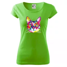 Kočka duhová hlava