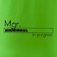 In progress titul Mgr.  magistr / magistra