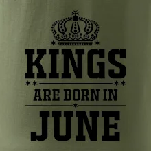 Kings are born in June