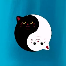 Kočky jin jang barevné