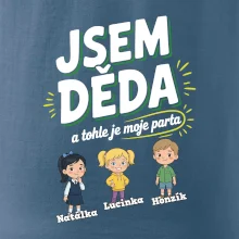 Děda a jeho parta (obrázky a jména vnuků)