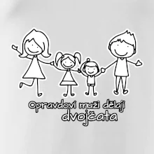 Opravdoví muži dělají dvojčata - holka kluk