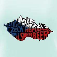 Mapy - názvy měst - Česko