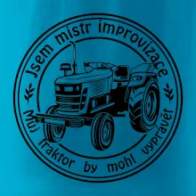 Mistr improvizace starý traktor