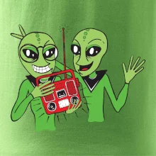 Ufo a rádio (Pecka design)