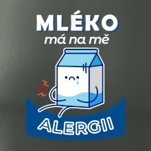 Mléko má na mě alergii