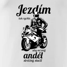 Silniční motorka - jezdím tak rychle, aby mi můj anděl strážný stačil