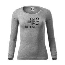 Eat sleep fly repeat