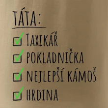 Táta - check list